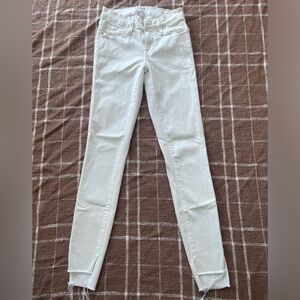 EUC, Frame Women’s White Denim Skinny Jeans ‘Lê Skinny De Jeanne’ Size 24